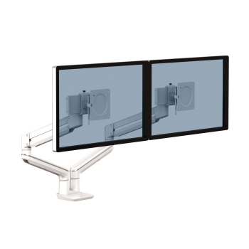 Držák monitoru Fellowes TALLO 2 ramena vedle sebe bílý